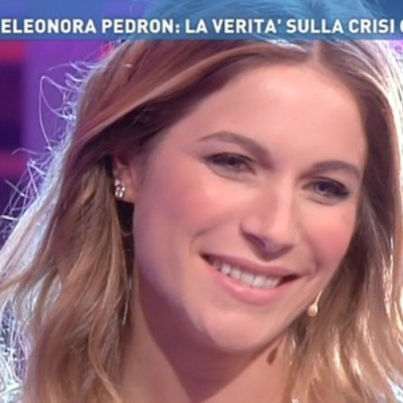 Eleonora Pedron, superata la crisi con Biaggi