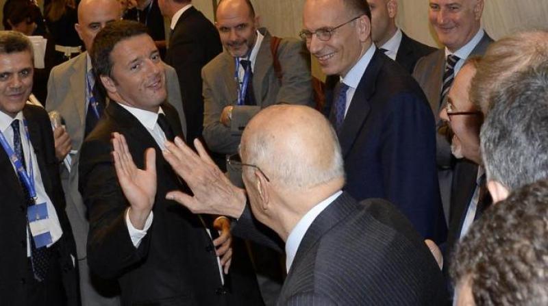 Incontro tra Napolitano e Renzi