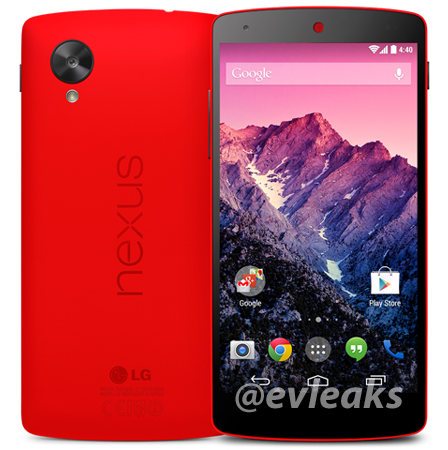 Nexus 5, debutto imminente per la versione rossa?