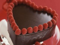 torta a cuore cioccolato