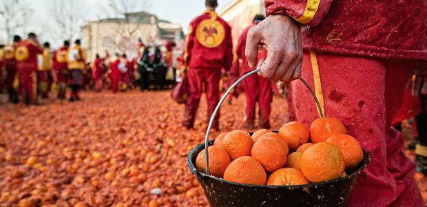 Carnevale di Ivrea, 147 feriti