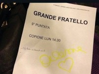 copione grande fratello