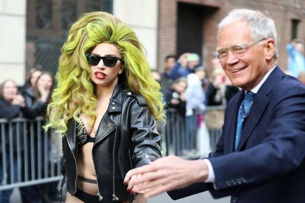 Lady Gaga novità: selfie con David Letterman e Bill Murray