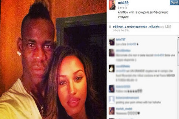 Mario Balotelli torna con Fanny: la coppia ricompare su Twitter