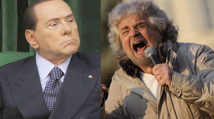 Berlusconi si scaglia contro Grillo dandogli dell’assassino con delirio d’onnipotenza