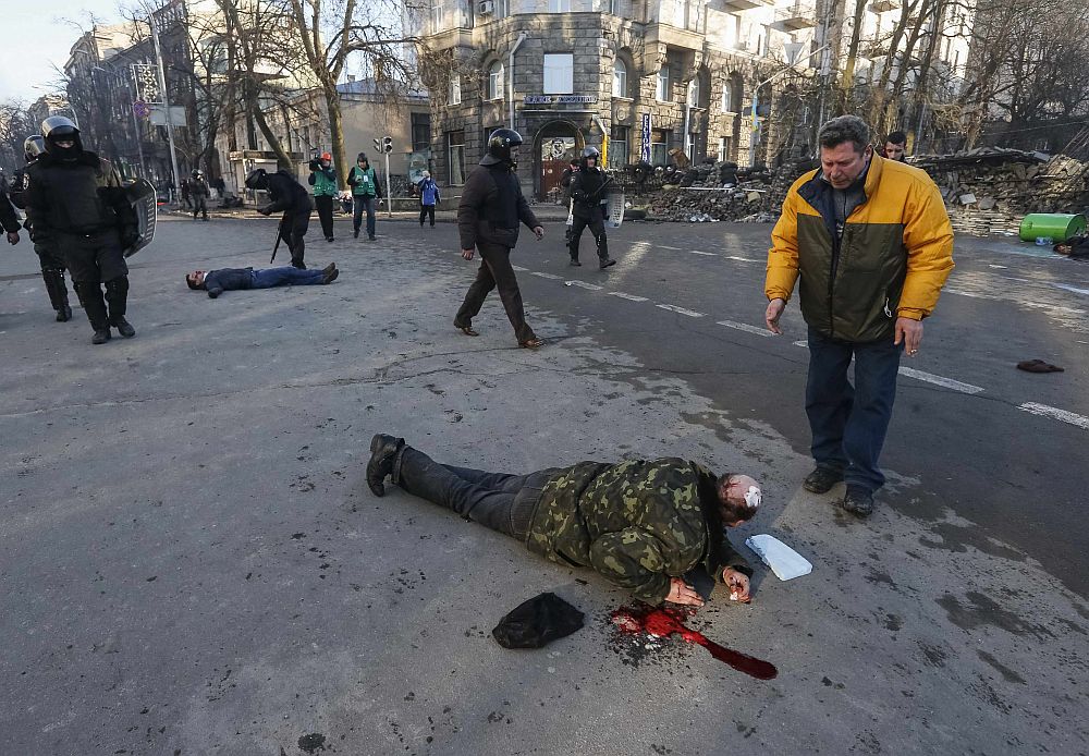 Impiccato il capo della polizia di Mariupol in Ucraina