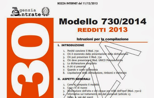 730 2014, CUD Inps: proroga al CdM di venerdì 13 giugno