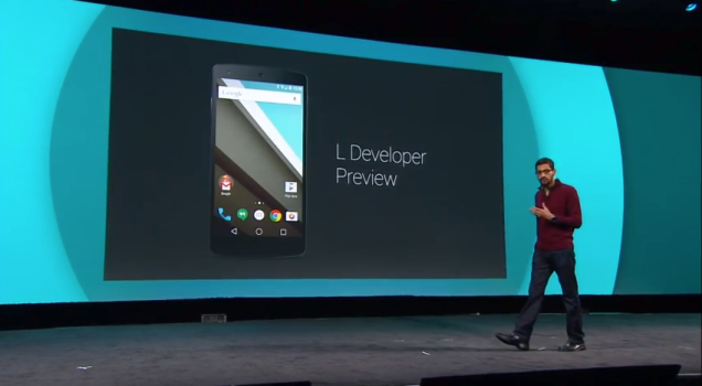 Google I/O 2014: Annunciata Android L release