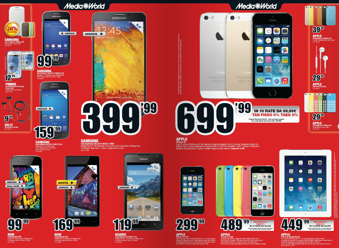 Volantino Mediaworld: Nuove offerte, prezzi e sconti fino al 2 luglio 2014