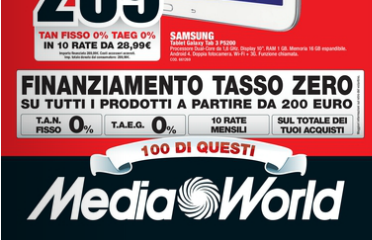 Volantino Mediaworld: Nuove offerte, prezzi e sconti fino al 13 luglio 2014