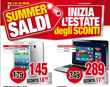 Volantino Comet: Nuove offerte, prezzi e sconti fino al 18 luglio 2014