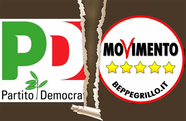 Di nuovo gelo tra PD e Movimento 5 Stelle