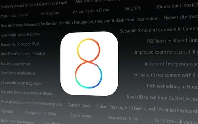 Aggiornamento iOS 8: in arrivo iOS 8.0.1