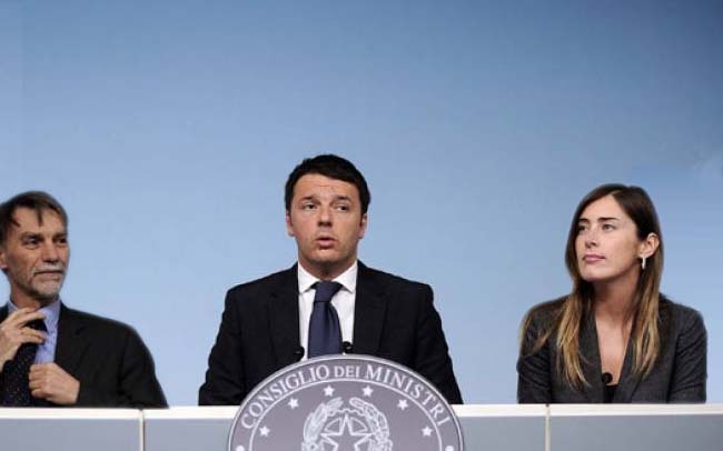 Passodopopasso: la presentazione di Renzi, Boschi e Delrio