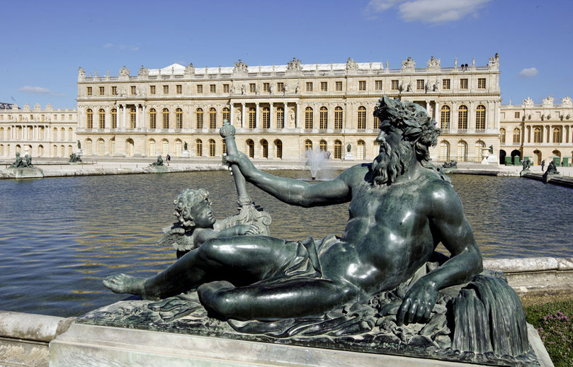 Reggia di Versailles: pioggia nella dépandance Grand Trianon