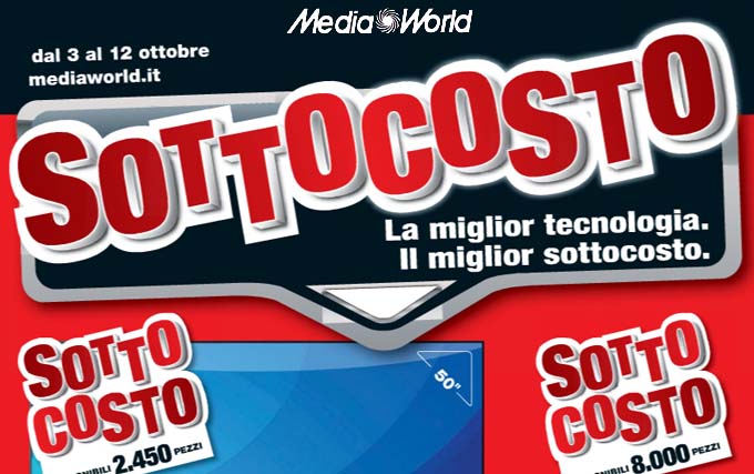 Nuovo Volantino Mediaworld: la miglior tecnologia, il miglior Sottocosto