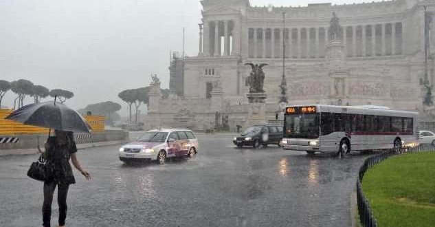 Maltempo, Roma e il Lazio in tilt