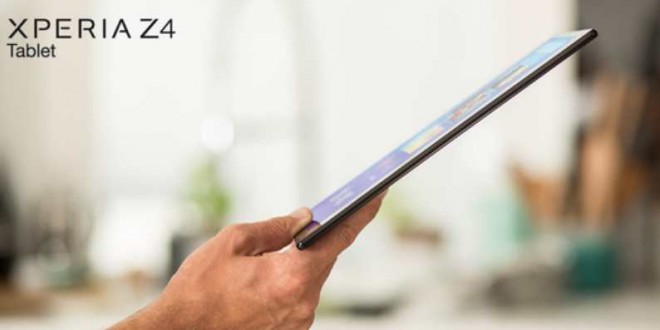 Sony Xperia Z4 Tablet top al MWC 2015