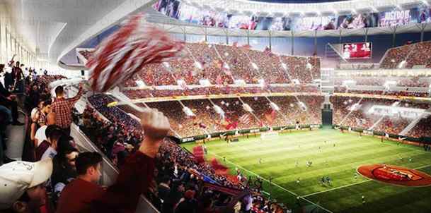 La Roma presenta il nuovo stadio: 55.000 posti, investimento da 1,1 miliardi