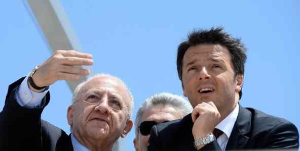 Renzi sospende De Luca